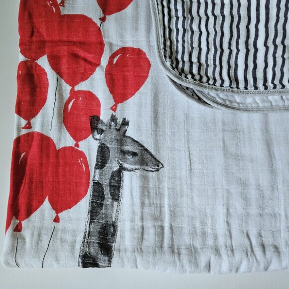 Aden + anais Large Muslin Dream Blanket Dream Ride Giraffe 4-Layer - Picture 2 of 3